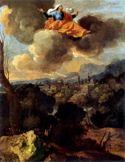 The Miraculous Translation of Saint Rita of Cascia by Nicolas Poussin